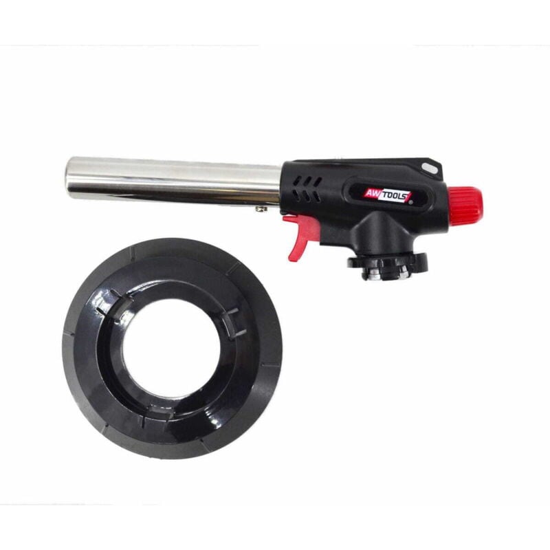 foto del prodotto bruciatore a gas awtools - tipo piezo 4 lungo + base cilindrica