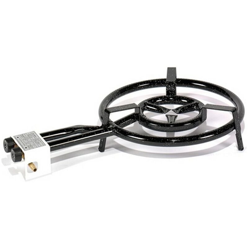 foto del prodotto bruciatore a gas butano propano 40cm 2 bruciatori. vaello