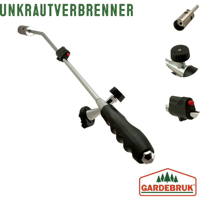 foto del prodotto bruciatore erbacce diserbante termico gas accensione piezo incorporata brucia erba accendino barbecue bruciatrice deuba