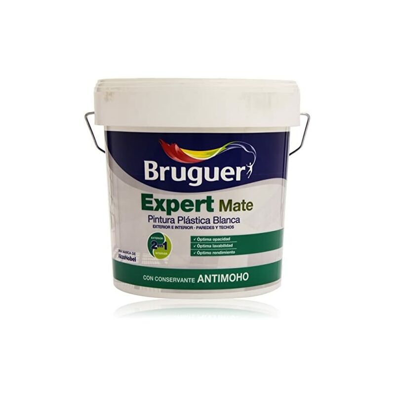 foto del prodotto bruguer expert white matt pp paint 4l per interni ed esterni 5208093