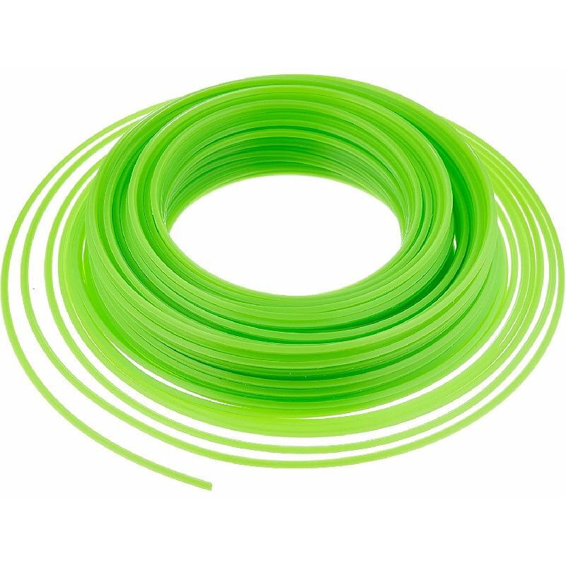foto del prodotto brumar filo nylon verde mm 2,7x80 mt, sezione tonda