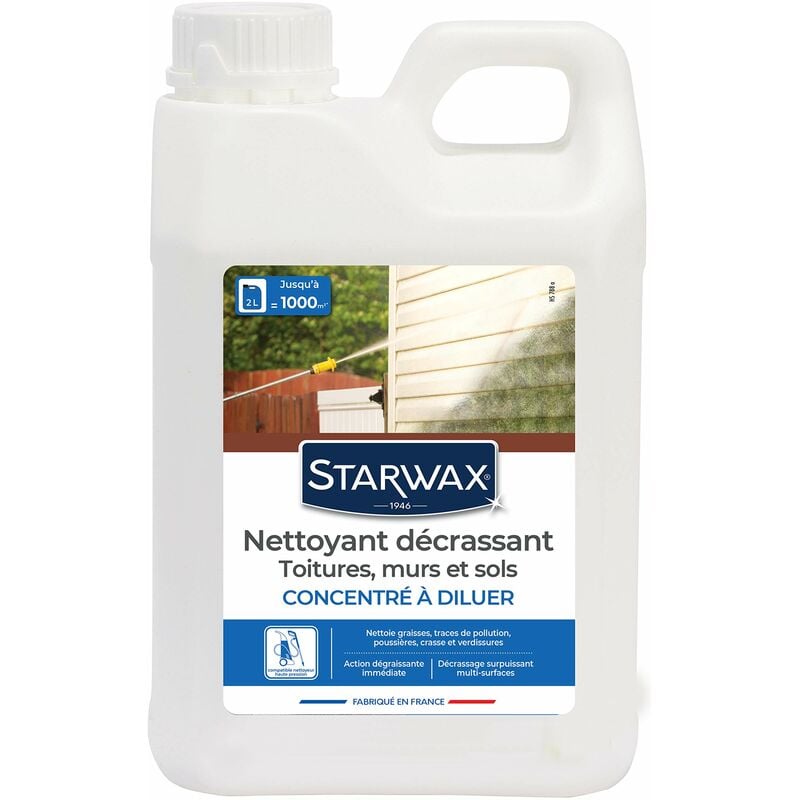 foto del prodotto brunel starwax pulitore per tetti, muri, pavimenti esterni superpotente pulisce grassi, fuliggine e verdisature compatibile con