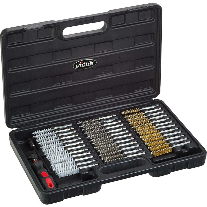 foto del prodotto brush set v4646 38 pieces numero utensili 38