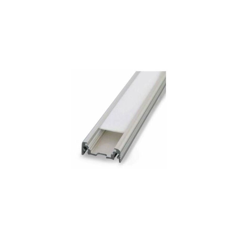 foto del prodotto brutto di alluminio piatto 1m per nastro led 10mm