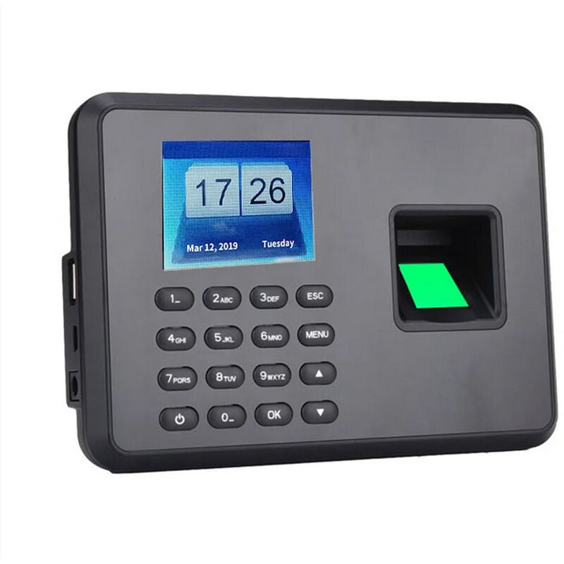 foto del prodotto bs marcatempo timbracartellini impronte digitali badge biometrico monitor 2,4 usb