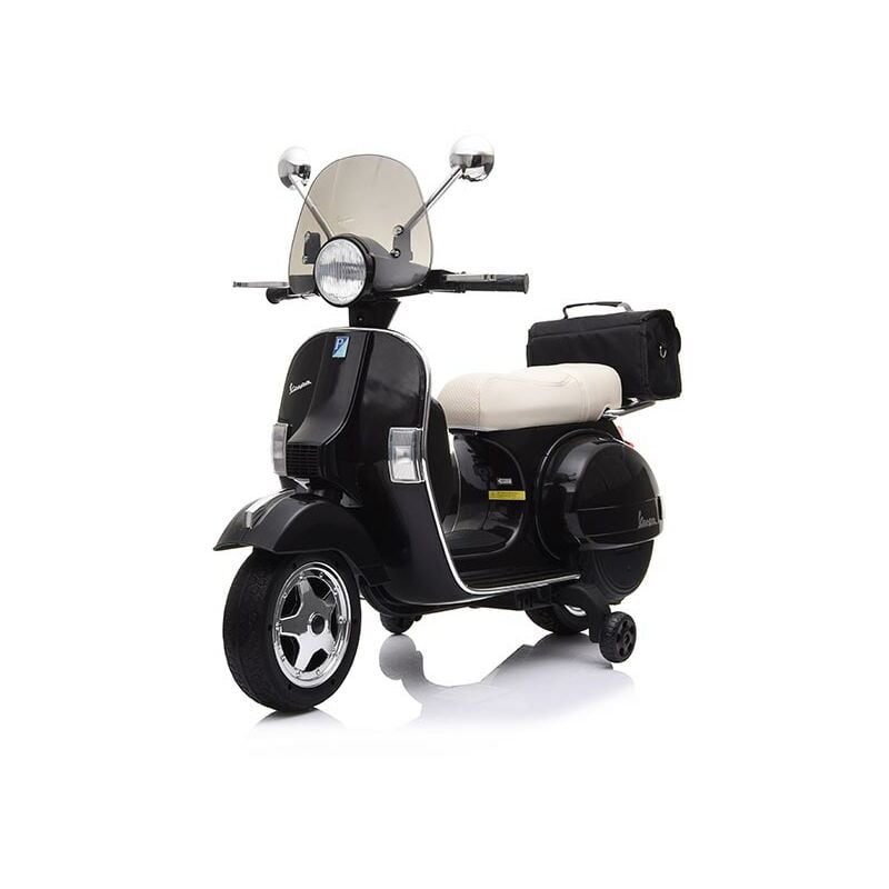 foto del prodotto bs mini moto per bambini vespa px 150 full black de