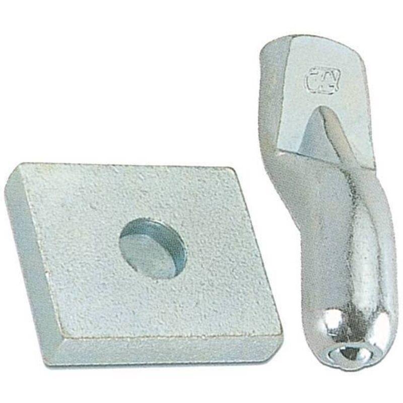 foto del prodotto bs piastra con perno per cardine d 20 mm. acc zin