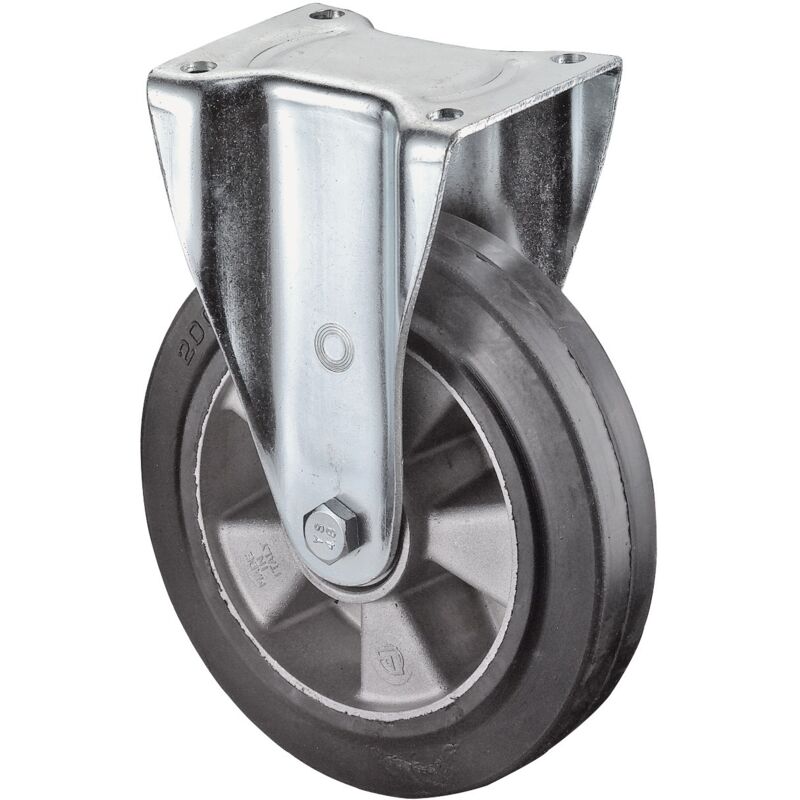 foto del prodotto bs rollen gmbh ruota fissa per carichi pesanti d.100mm trgf.150kg gum.138mm 110mm bs rollen