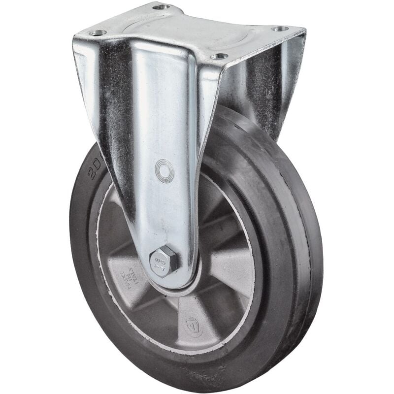 foto del prodotto bs rollen gmbh ruota fissa per carichi pesanti d.160mm trgf.300kg gum.138mm 110mm bs rollen