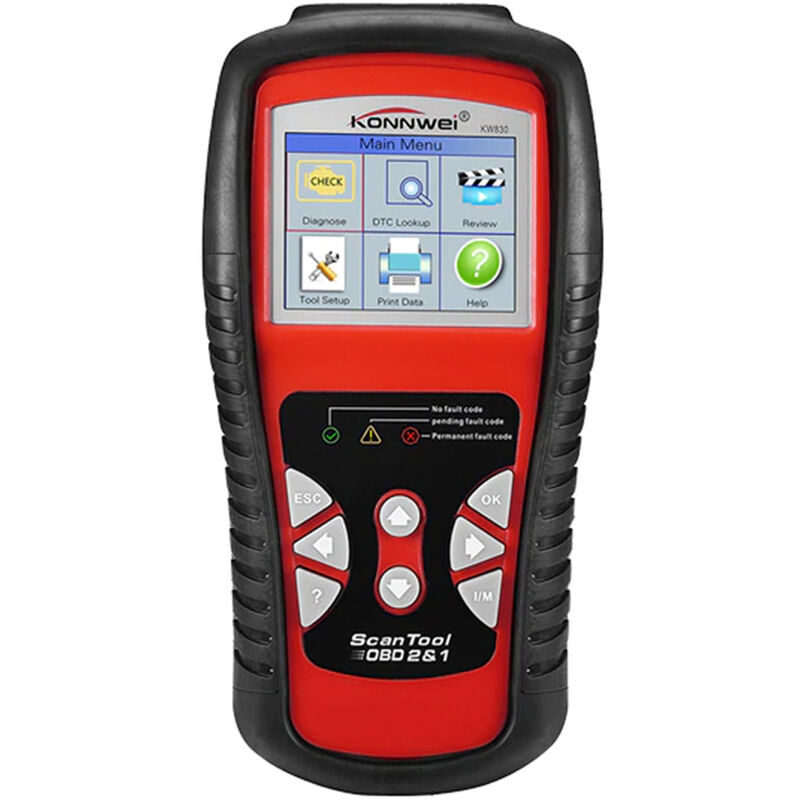 foto del prodotto bs scanner diagnostico can obd codici guasti veicolo auto diagnostica kw830