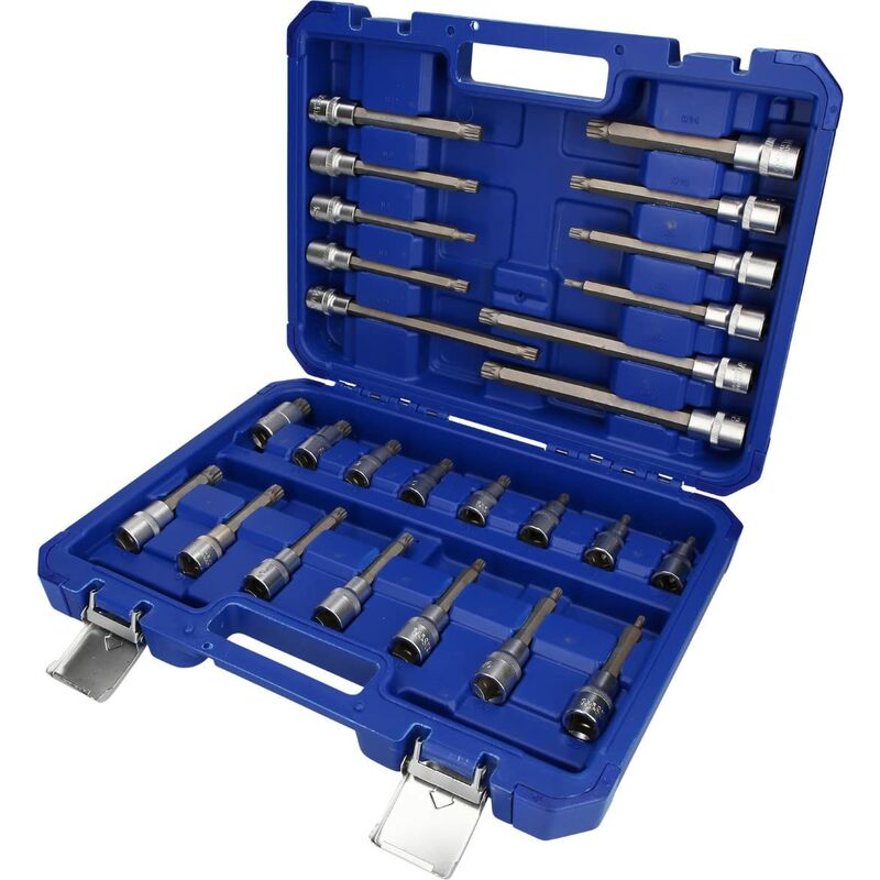foto del prodotto bt022026 serie di chiavi a bussola 1 2, 26 pz, profilo millerighe, xzn powered by ks tools brilliant tools