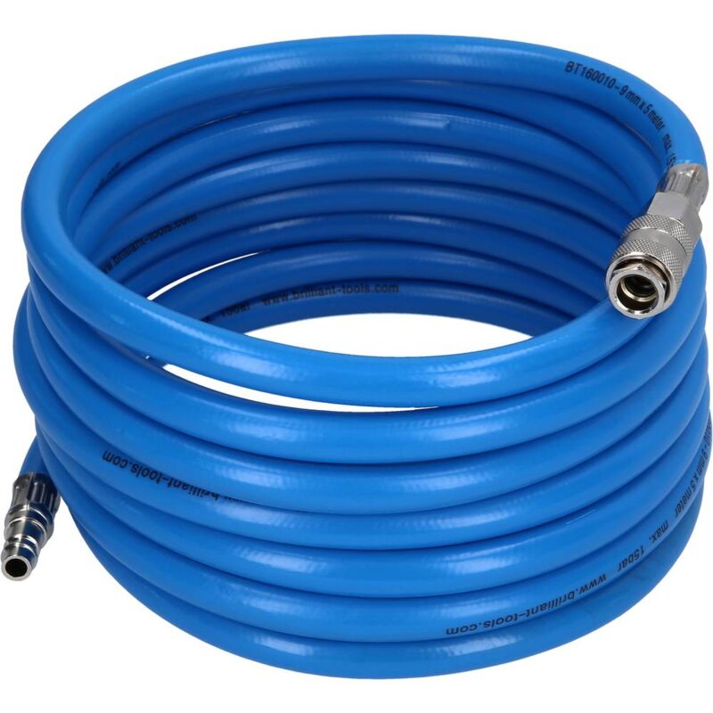 foto del prodotto bt160010 tubo aria compressa 5 m 15 bar brilliant tools