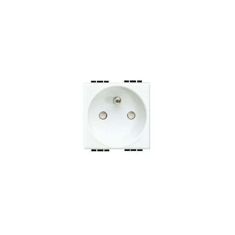 foto del prodotto bticino 22231 prise 2p t 16a 250v clipse connexion vis 2 modules light