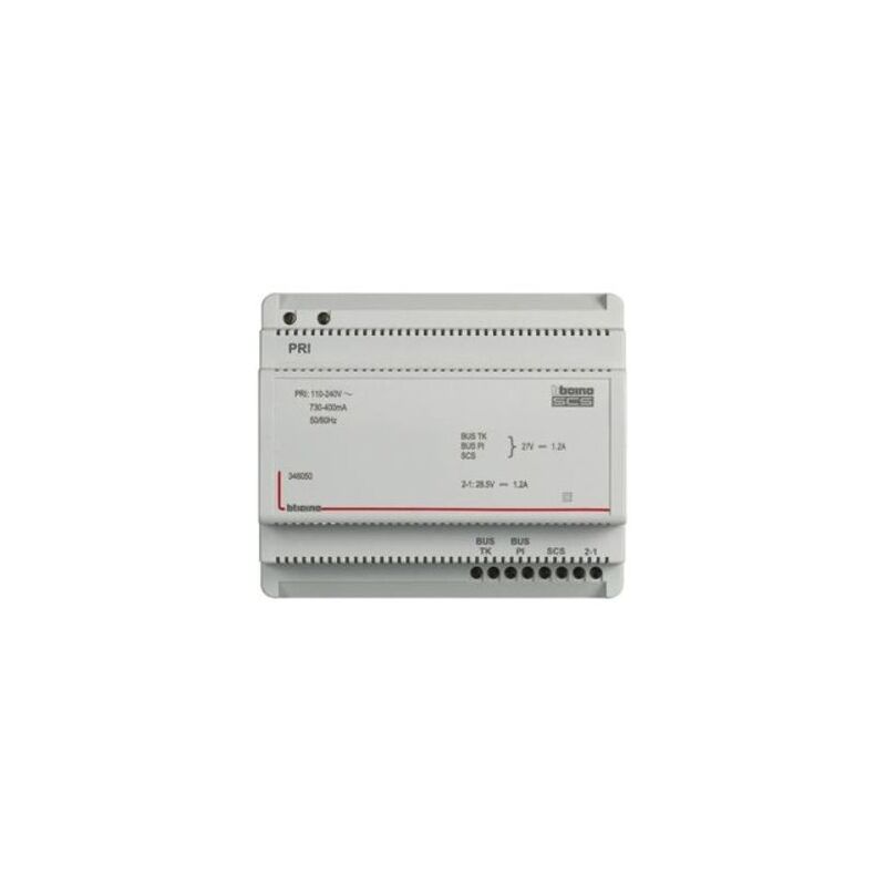 foto del prodotto bticino 346050 alimentatore bus scs per impianti audio e video 2 fili