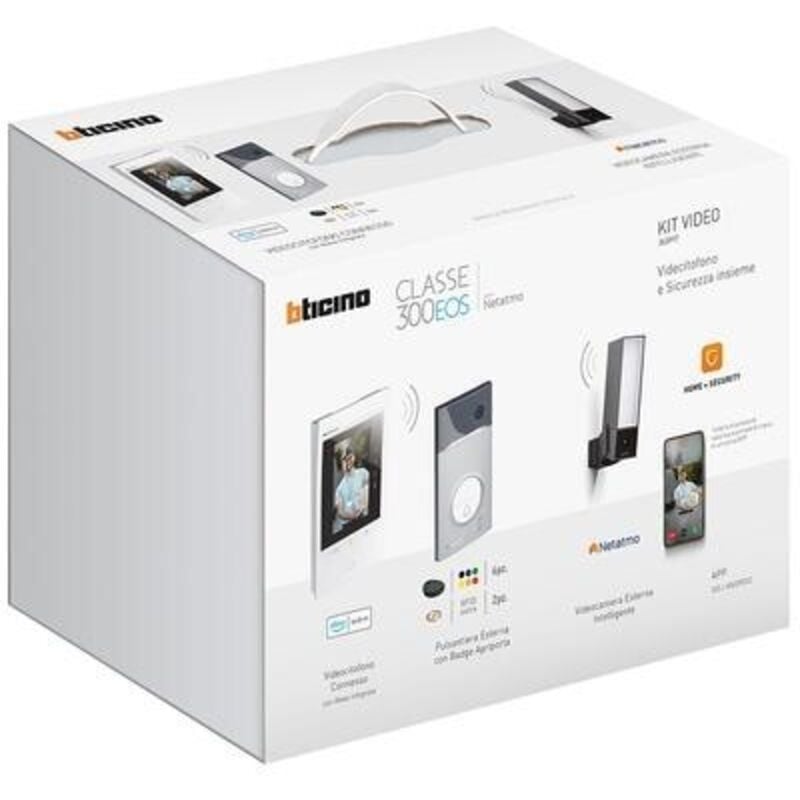 foto del prodotto bticino 363911 kit vivavoce monofamiliare con videocitofono classe 300x13e