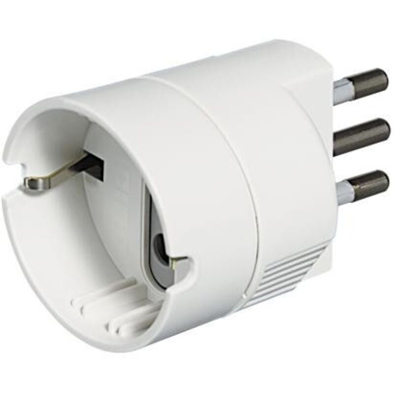 foto del prodotto bticino adattatore spina 10a presa p30 bco esp cod. s3623dbox 