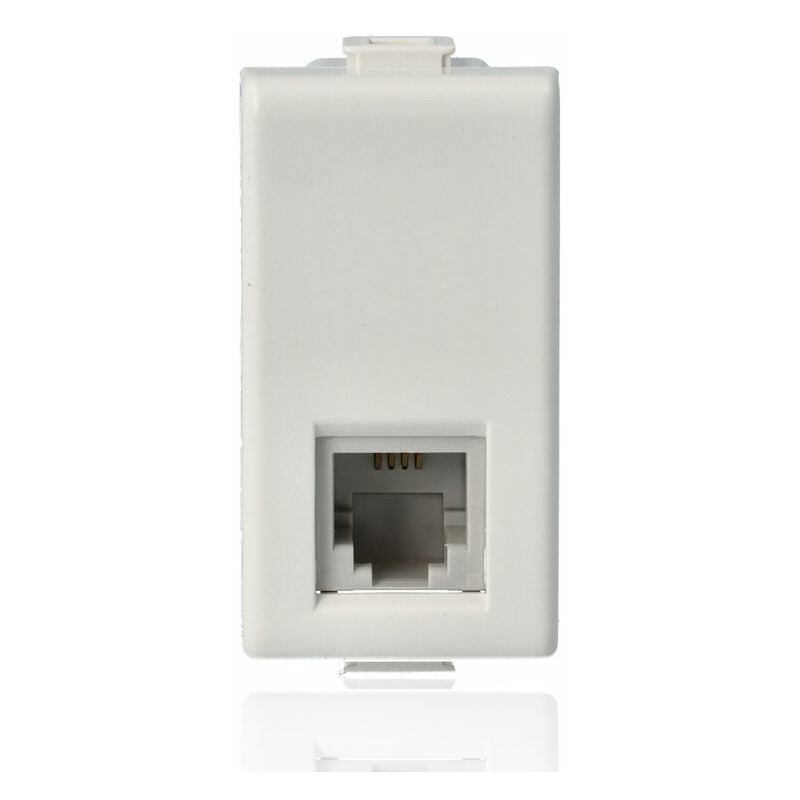 foto del prodotto bticino am5958 11n connettore telefonico rj11 connessione tipo k10 bianco matix