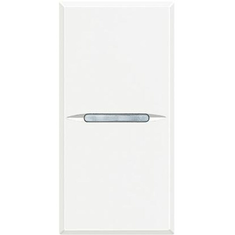 foto del prodotto bticino axolute pulsante 10a 1p bianco hd4005n