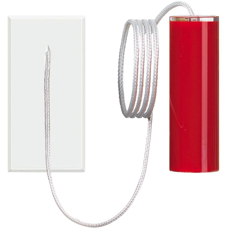 foto del prodotto bticino axolute pulsante a tirante 1no 10 v 230vac per allarme bagno colore bianco