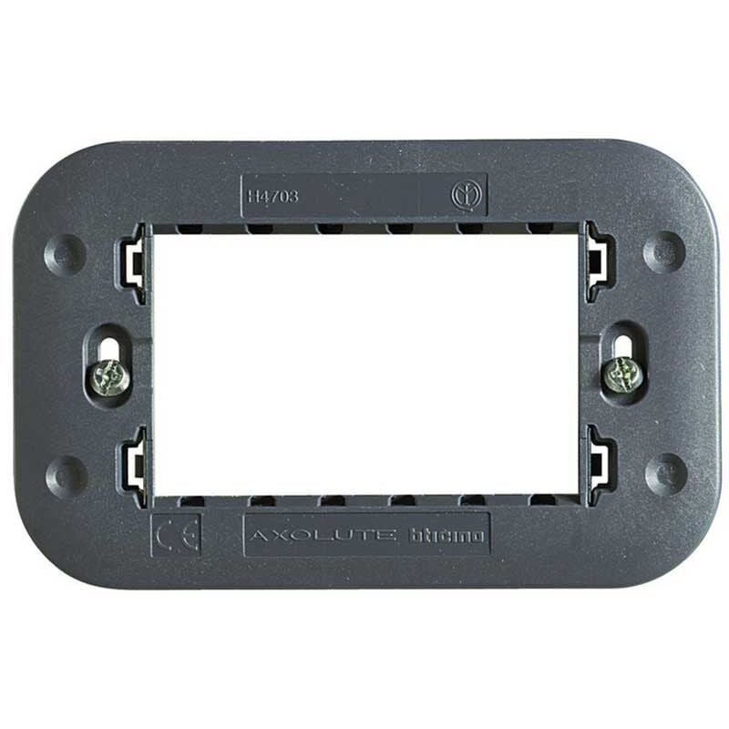 foto del prodotto bticino axolute supporto 3 moduli h4703