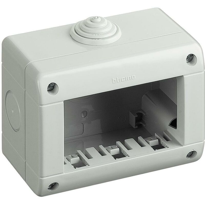 foto del prodotto bticino cassetta scatola a parete matix originale 3 moduli 25403