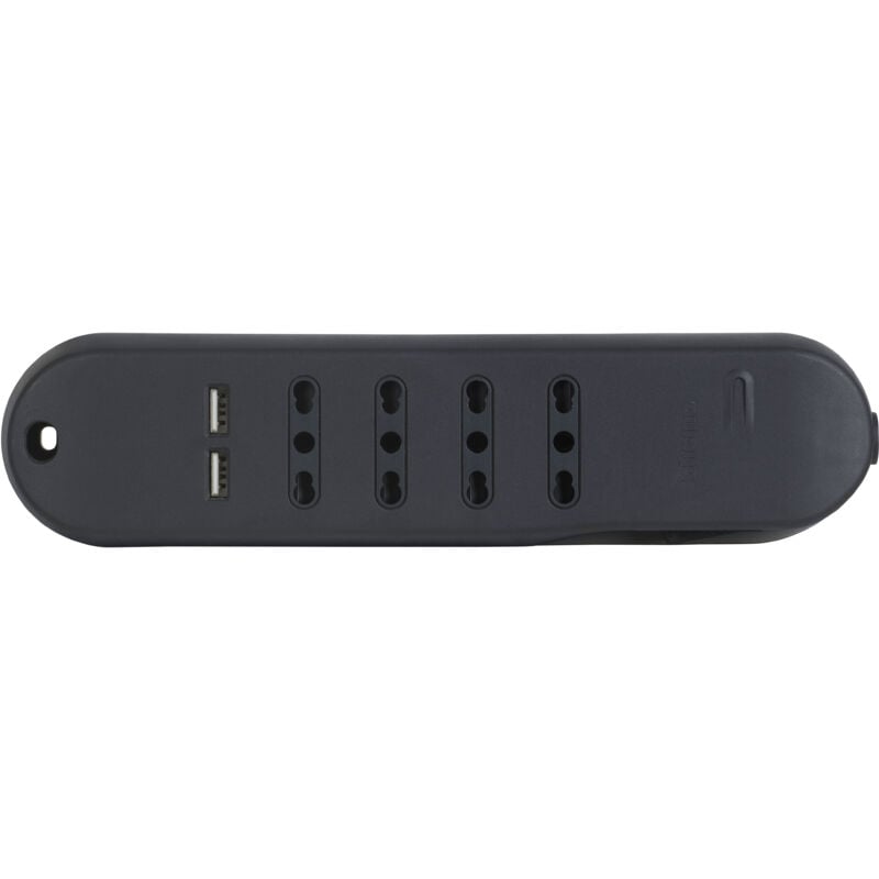 immagine 0 del prodotto bticino ciabatta multipresa 4 prese bipasso 10 16a 2 usb 3636gbu