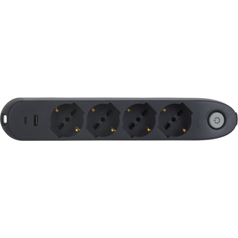 foto del prodotto bticino ciabatta multipresa 4 prese schuko bipasso 2 usb 3684gbu