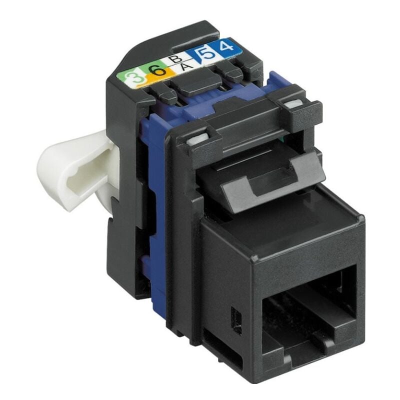 foto del prodotto bticino connettore rj45 con attacco universale keystone c9079kc6