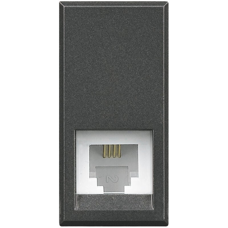 foto del prodotto bticino connettore telefonico rj11 connessione tipo k10 axolute hs4258 11n