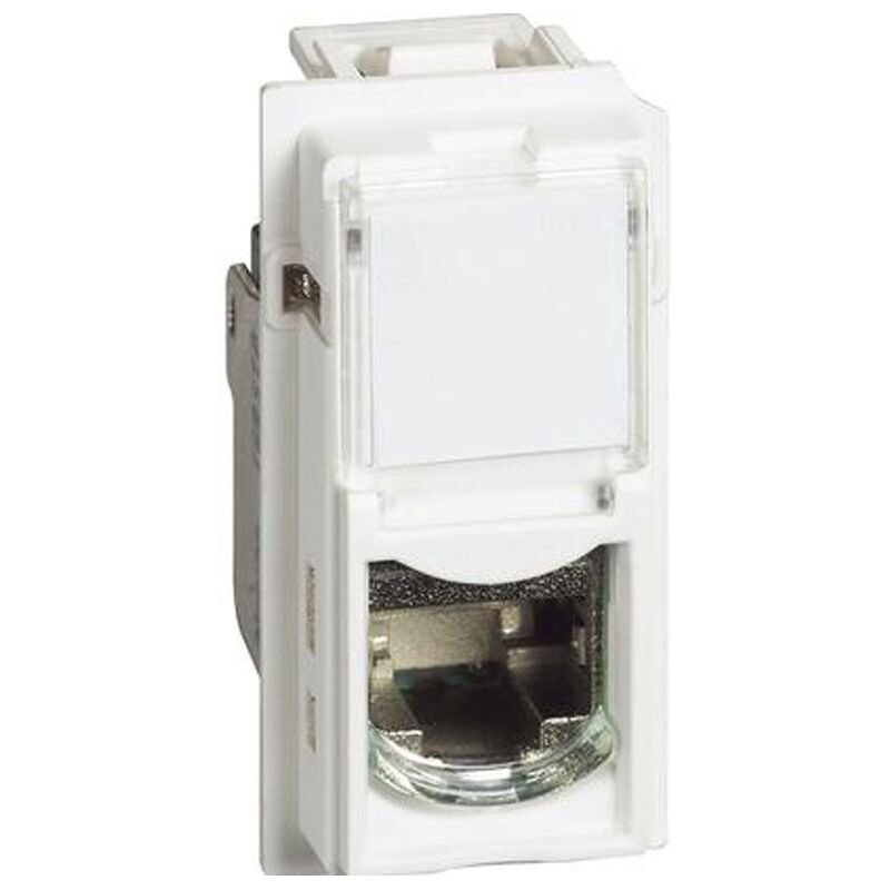 foto del prodotto bticino connettori rj45 living now toolless stp cat6a bianco kw4279c6as
