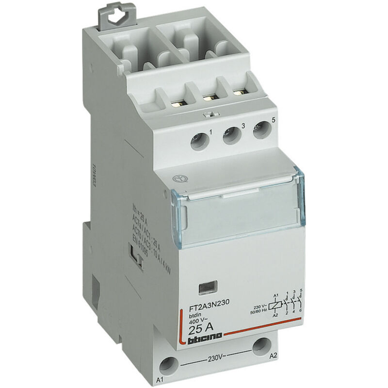 foto del prodotto bticino contattore 2no 2nc 25a 230v ft2ac2n230