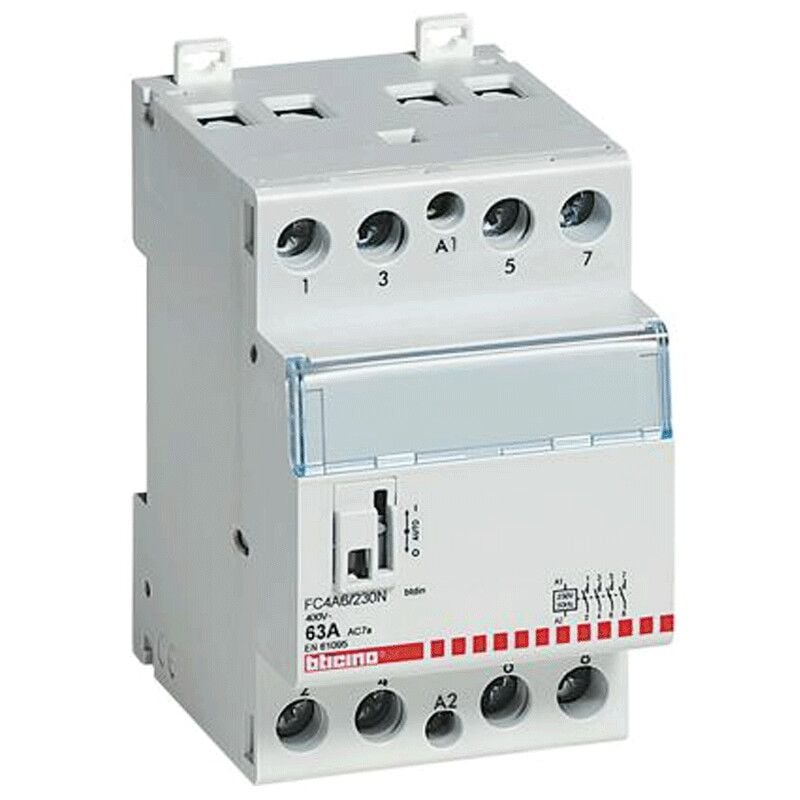 foto del prodotto bticino contattore 4no 63a 230v 3 moduli fc4a6 230n