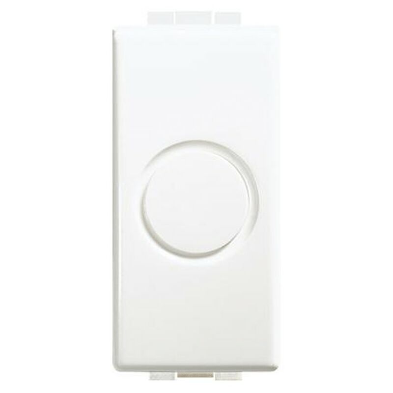 foto del prodotto bticino copriforo luna 1 modulo con prefrattura 1 modulo c4950