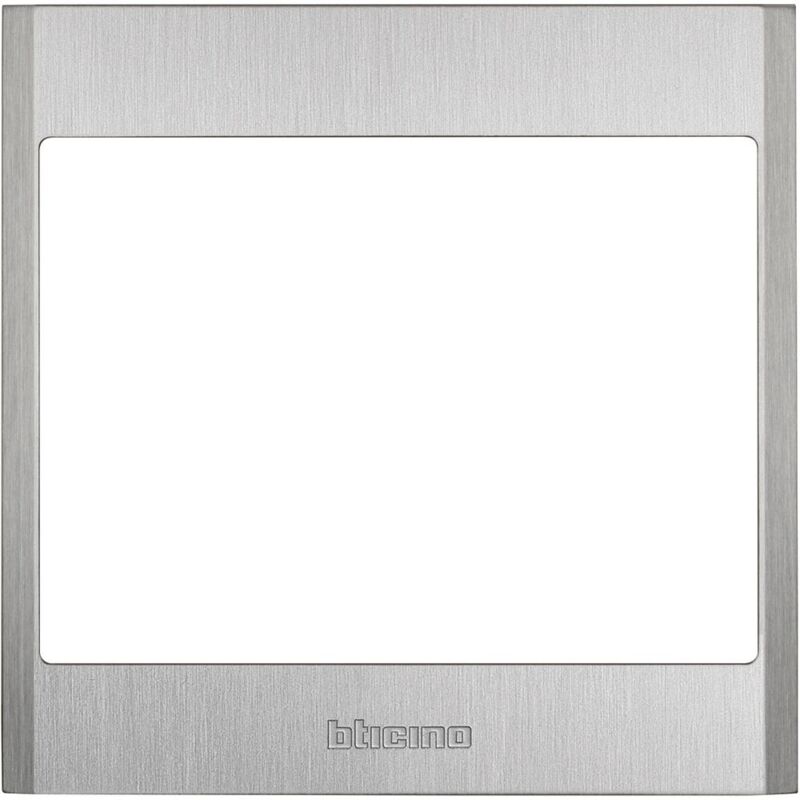 foto del prodotto bticino cornice 1 modulo in finitura alluminio linea 5000 345201
