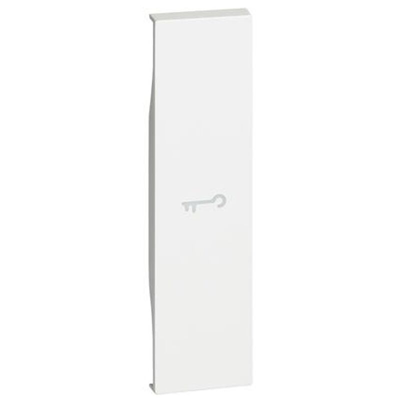 foto del prodotto bticino cover living now con simbolo chiave 1 modulo bianco kw01f