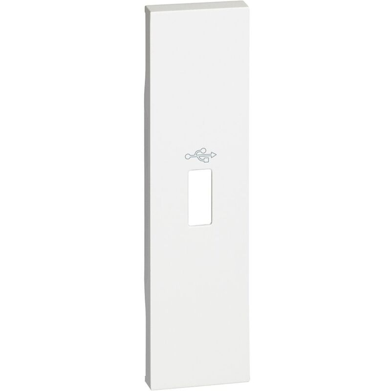 foto del prodotto bticino cover living now per connettore usb 1 modulo bianco kw10p