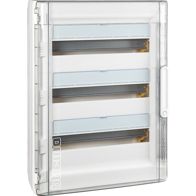 foto del prodotto bticino f305pt54 centralino da parete 3x18 moduli ip40 portello trasparente
