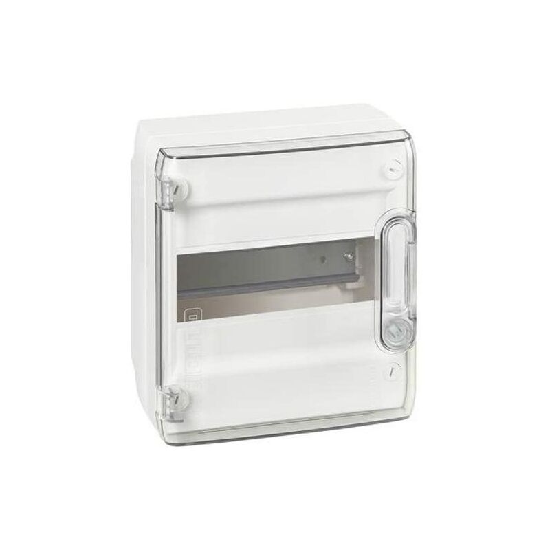 foto del prodotto bticino f305pt8 centralino da parete 8 moduli ip40 con portello trasparente