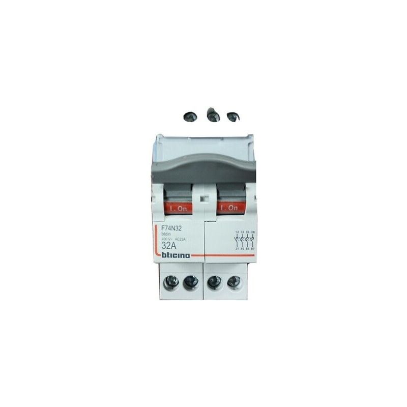 foto del prodotto bticino f74n32 sezionatore modulare 32a 4p 2 moduli