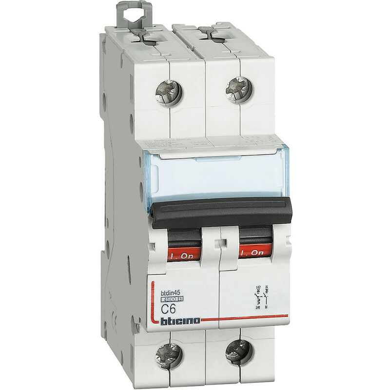 immagine 0 del prodotto bticino fa81nc6 interruttore magnetotermico c6 1p n 2m 4500a