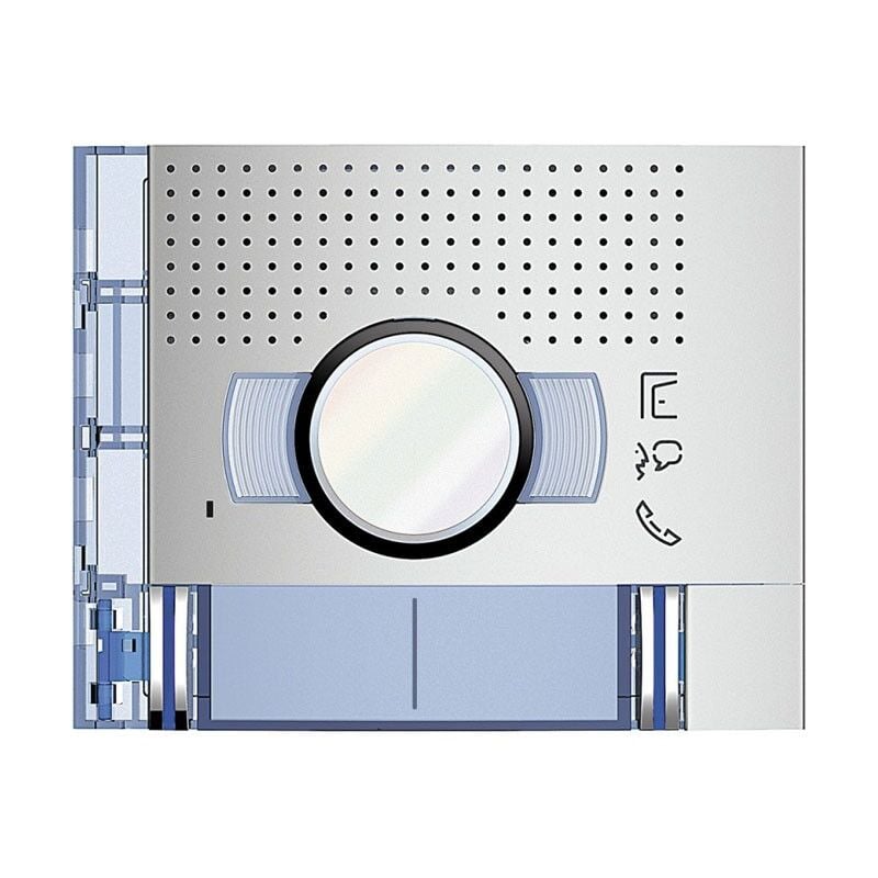 foto del prodotto bticino frontale a v standard 2 pulsanti su colonna doppia finitura allmetal 351221