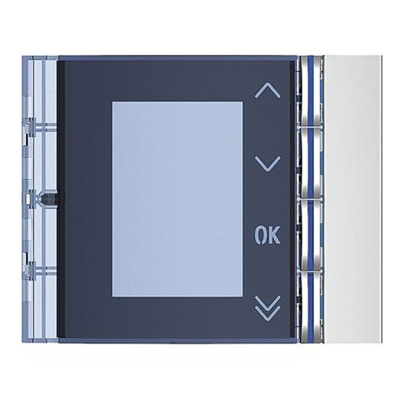 foto del prodotto bticino frontale display in finitura allmetal 352501