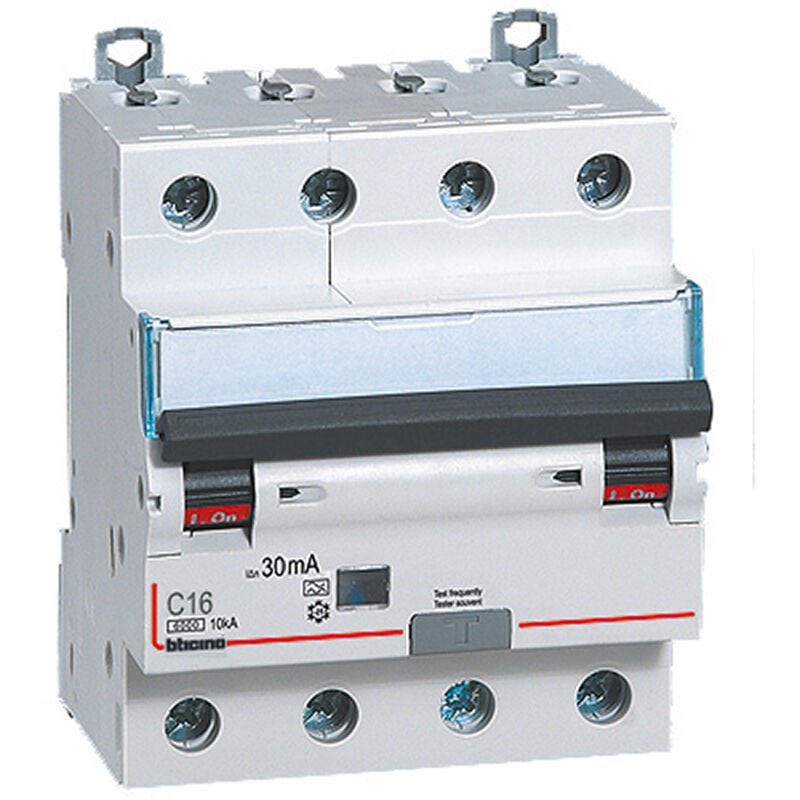 foto del prodotto bticino gn8843a16 interruttore magnetotermico differenziale btdin60 4p tipo a 16a