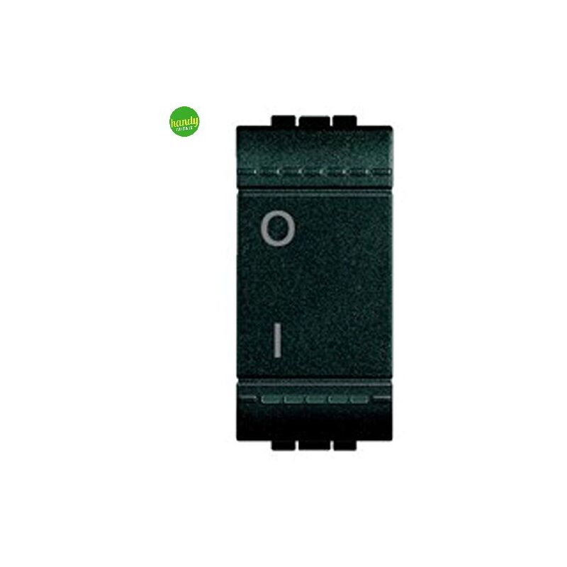 foto del prodotto bticino interruttore bipolare living light 2p 16 a 230 v antracite