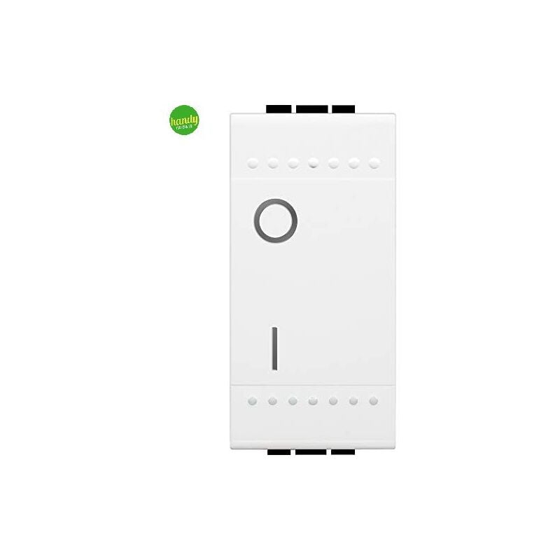 foto del prodotto bticino interruttore bipolare living light 2p 16 a 230 v bianco