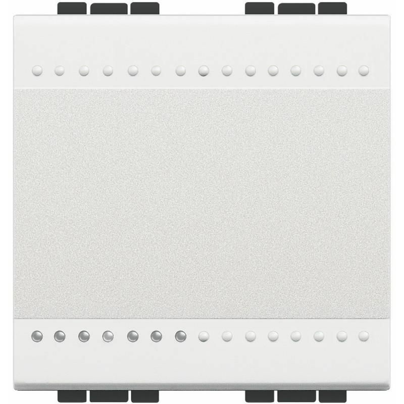 foto del prodotto bticino interruttore livinglight 16a terminale automatico 2 moduli bianco n4001m2a