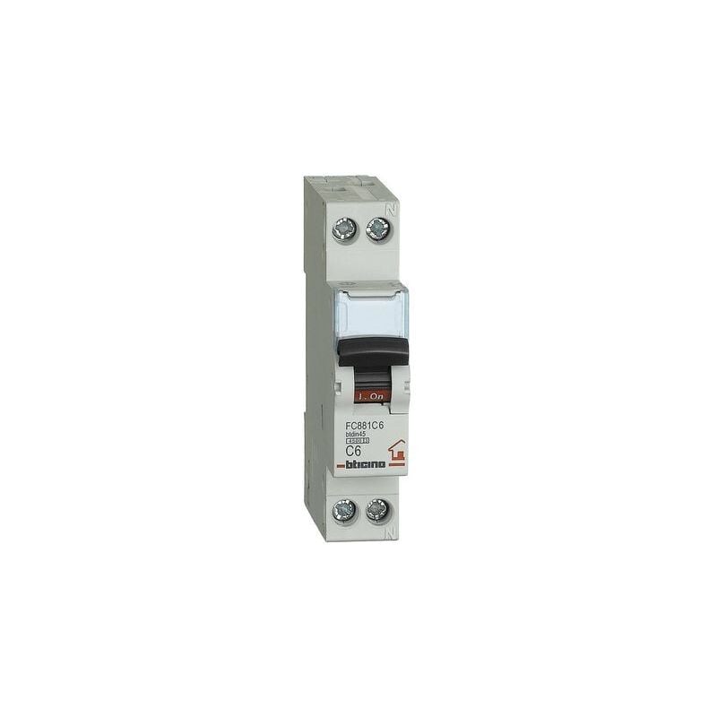 foto del prodotto bticino interruttore magnetotermico modulare btdin rs 1p n 16a