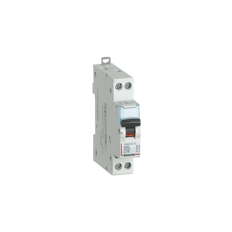 foto del prodotto bticino interruttore magnetotermico modulare btdin45 1p n 16a