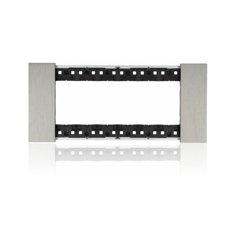 foto del prodotto bticino ka4806zg placca 6 moduli acciaio now