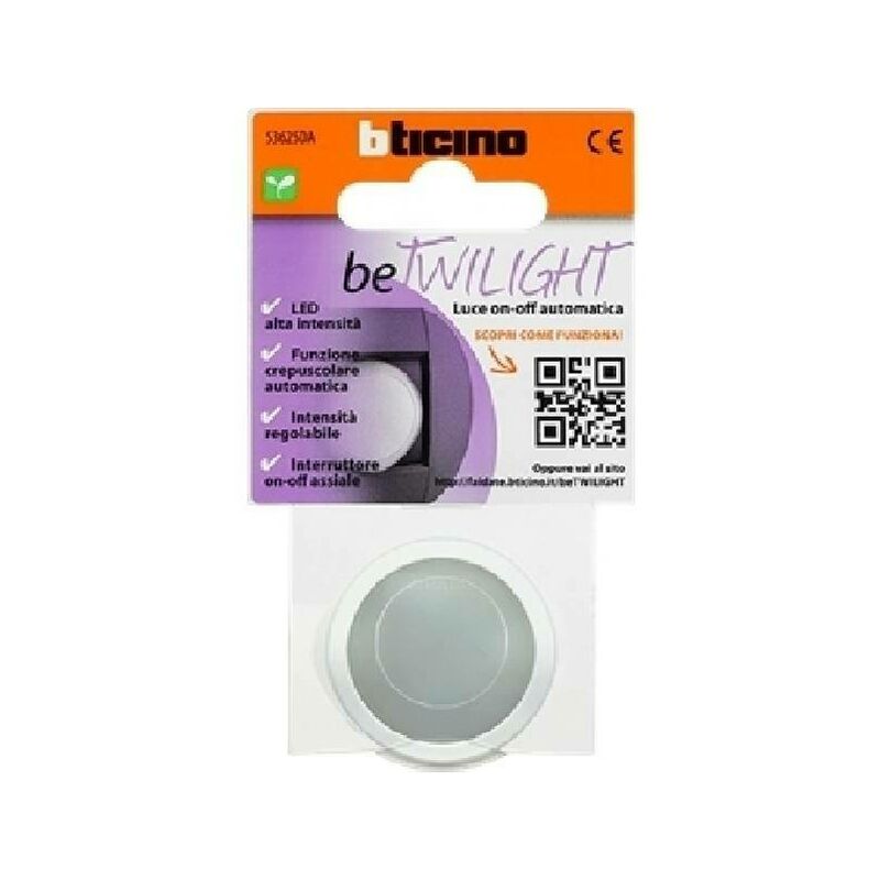 foto del prodotto bticino kit adattatore spina standardd tedesca crepuscolare dimmer colore bianco s3625da
